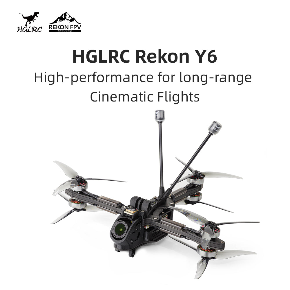 High Range Drone Rekon Y6 5-inch Long-Range FPV Drone
